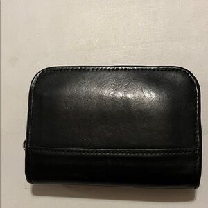 Coach Black Leather Women's Wallet